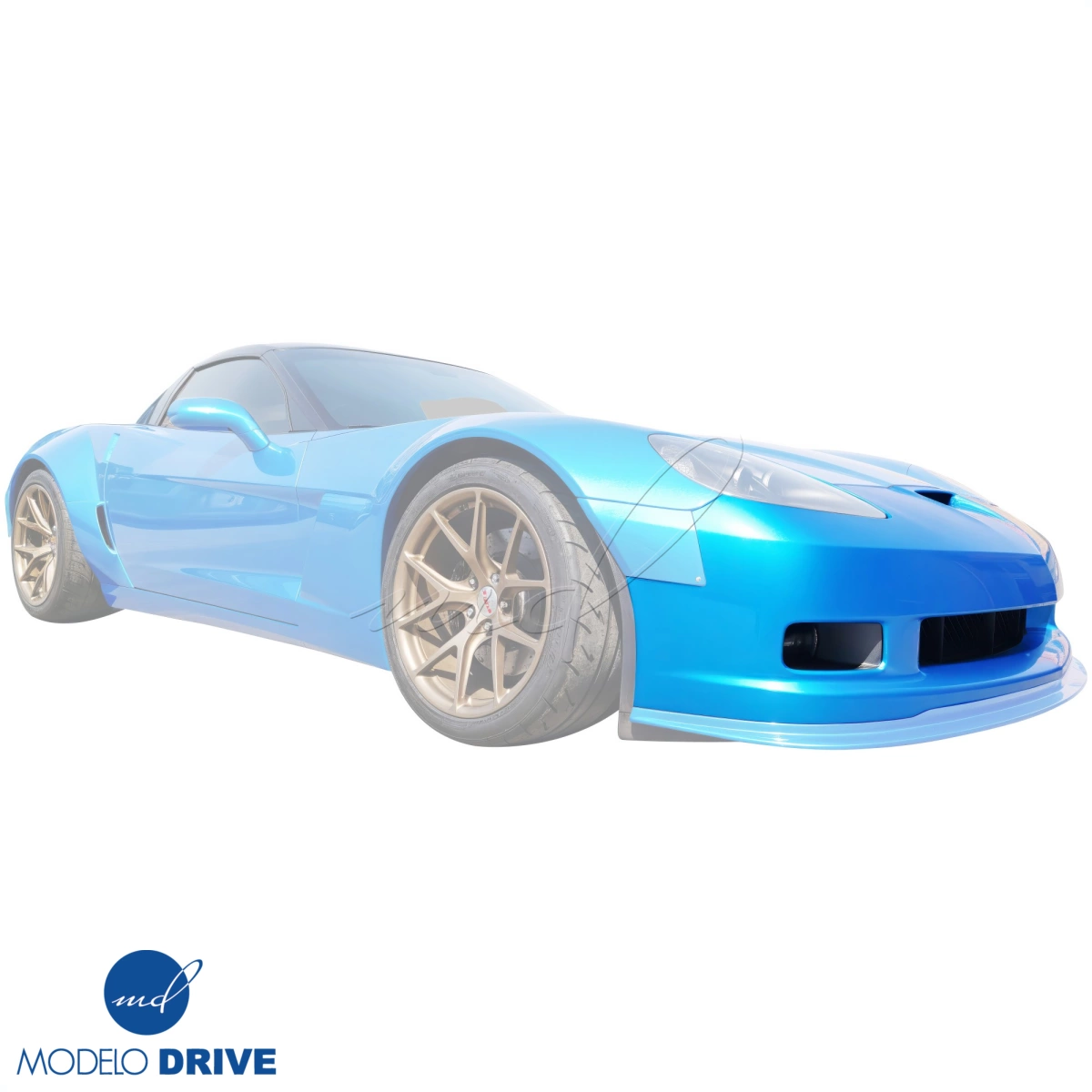 Modify your Chevrolet Corvette 2005 with our Exterior/Front Bumpers - 4