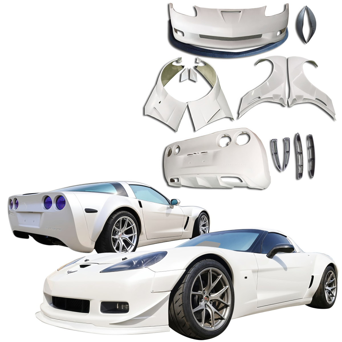 Modify your Chevrolet Corvette 2005 with our Exterior/Complete Body Kits -