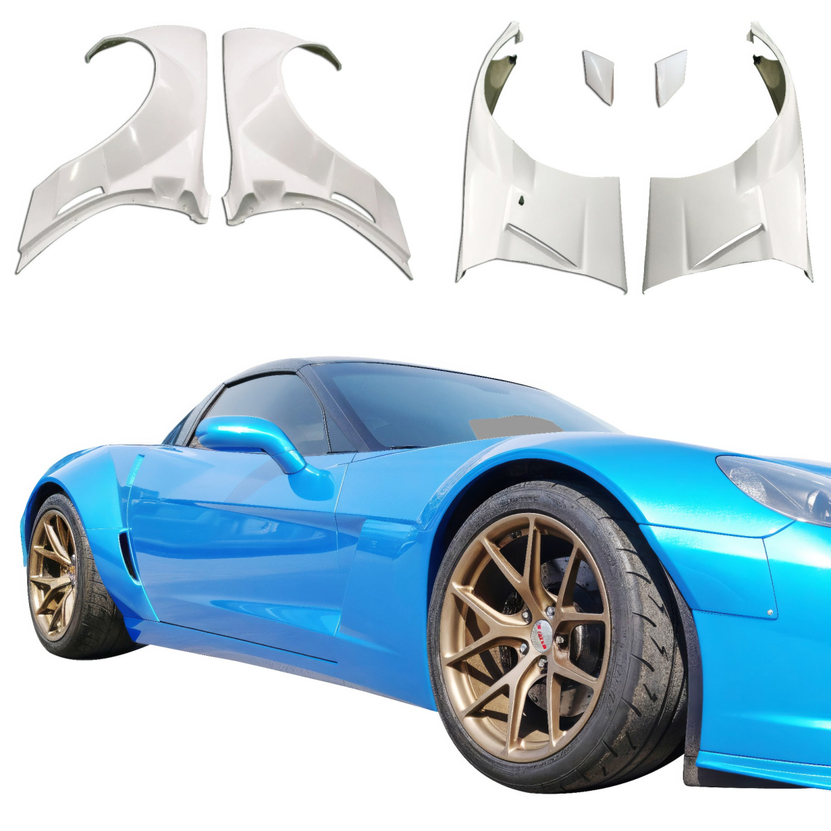Modify your Chevrolet Corvette 2005 with our Exterior/Fenders -