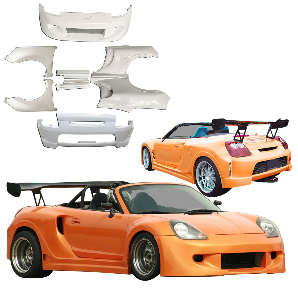 Modify your Toyota MR2 2000 with our Exterior/Complete Body Kits - 