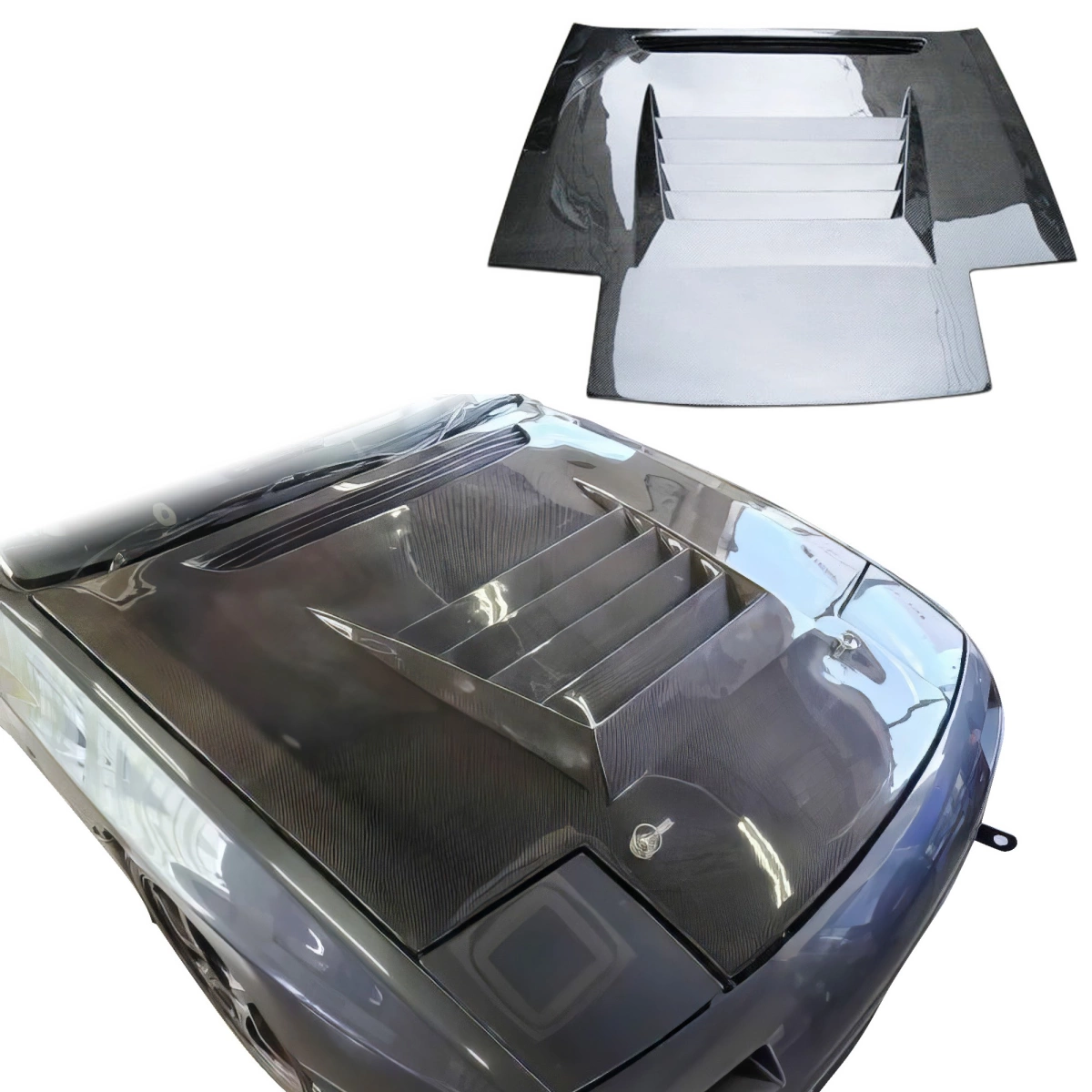 Modify your Mazda RX-7 1986 with our Exterior/Hoods - 1