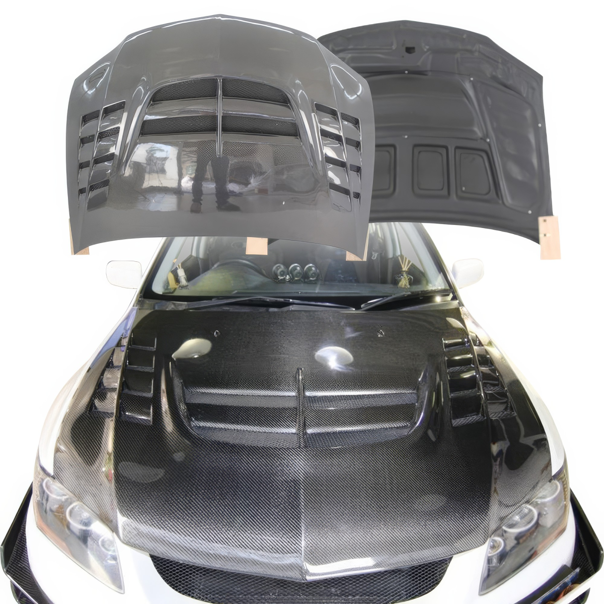 Modify your Mitsubishi Evolution 2003 with our Exterior/Hoods - 