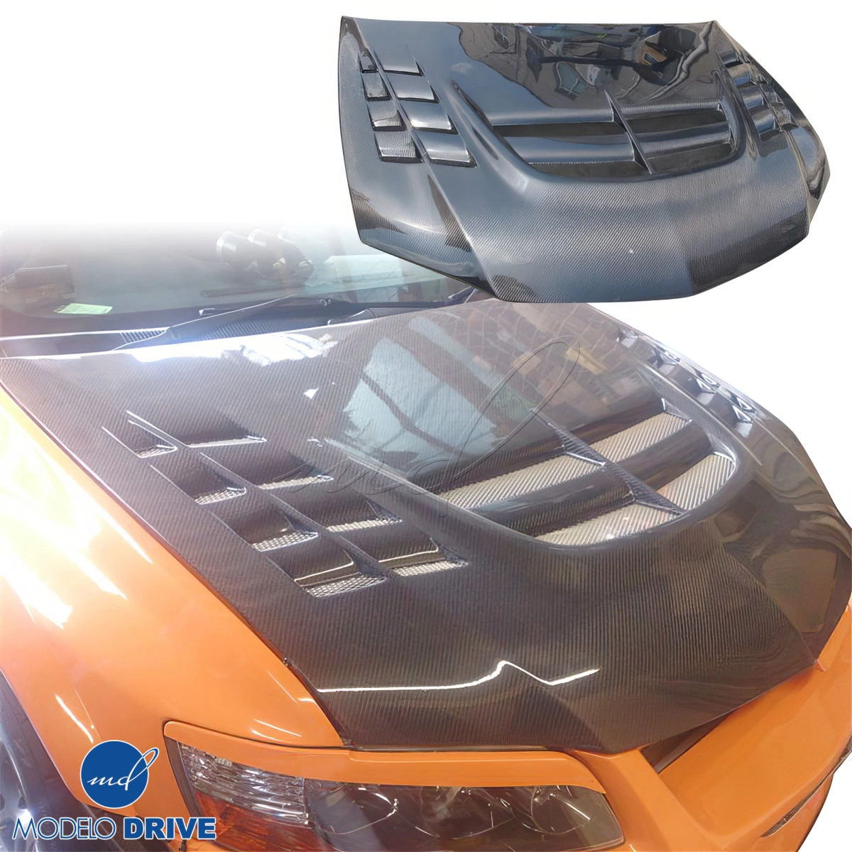 Modify your Mitsubishi Evolution 2003 with our Exterior/Hoods - 4