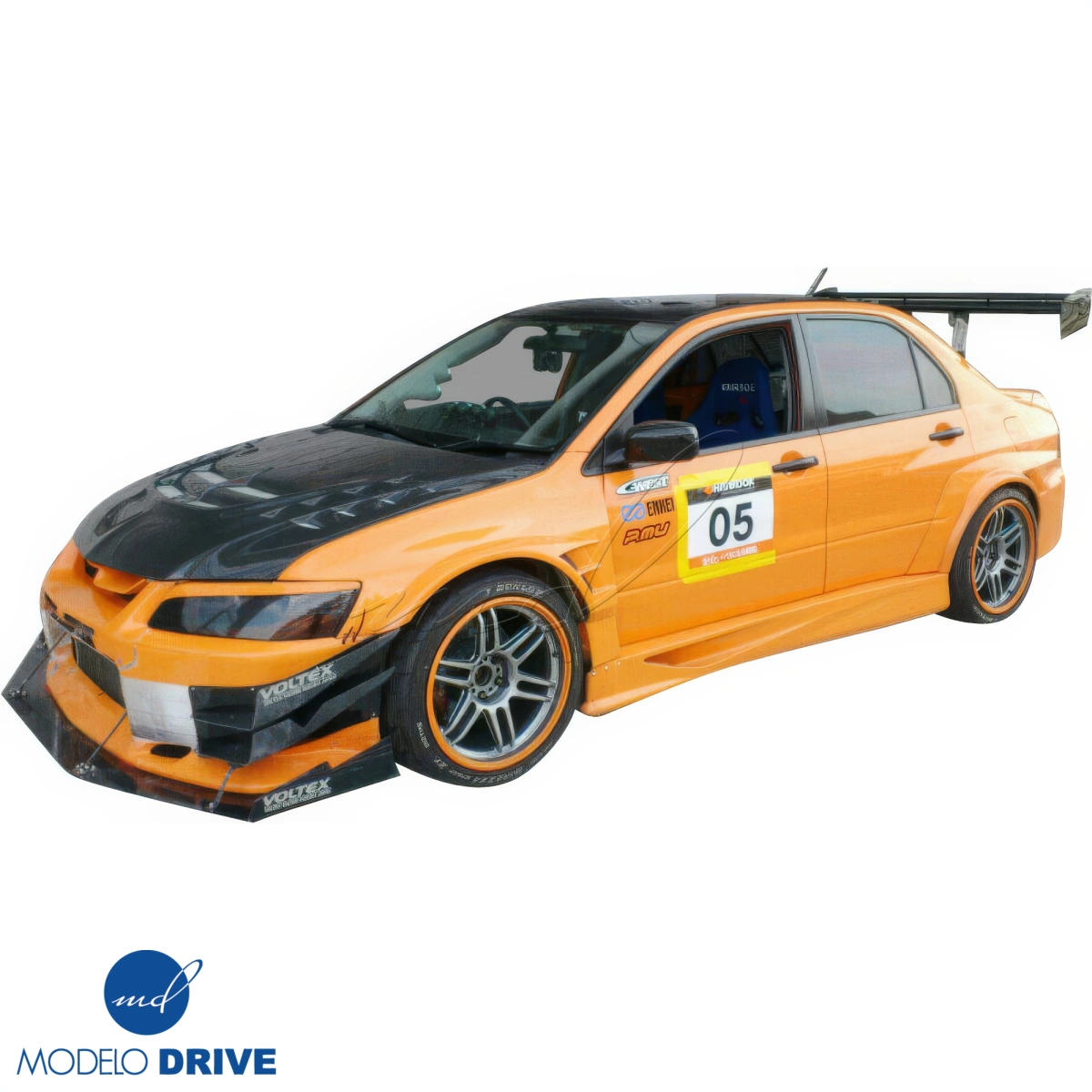 Modify your Mitsubishi Evolution 2003 with our Exterior/Hoods - 6