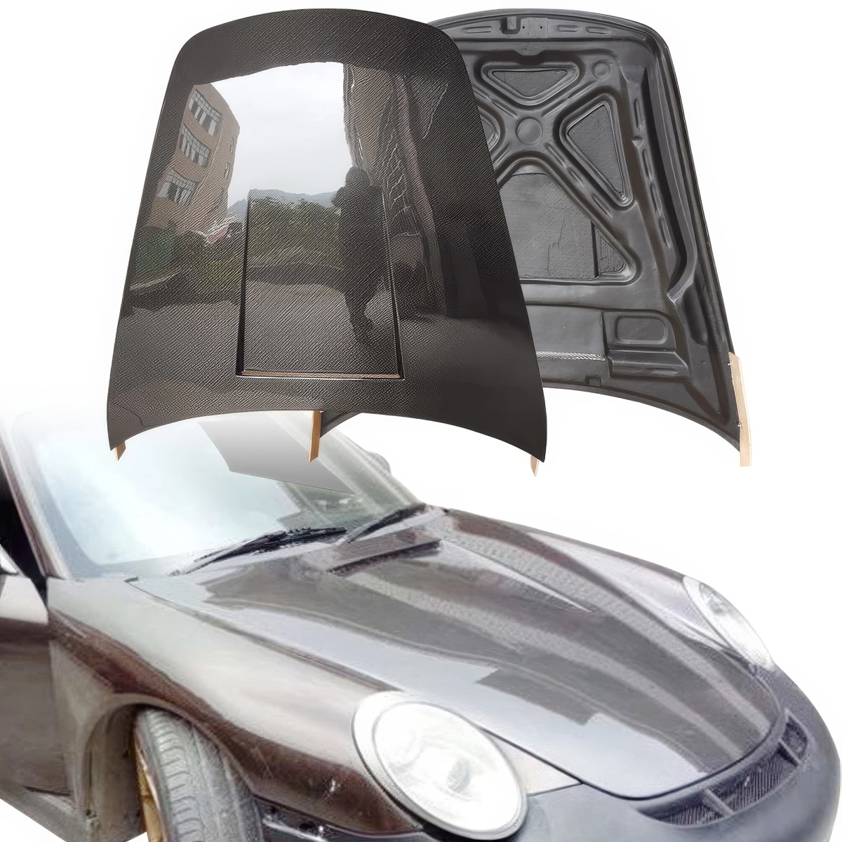 Modify your Porsche 911 2005 with our Exterior/Hoods - 12