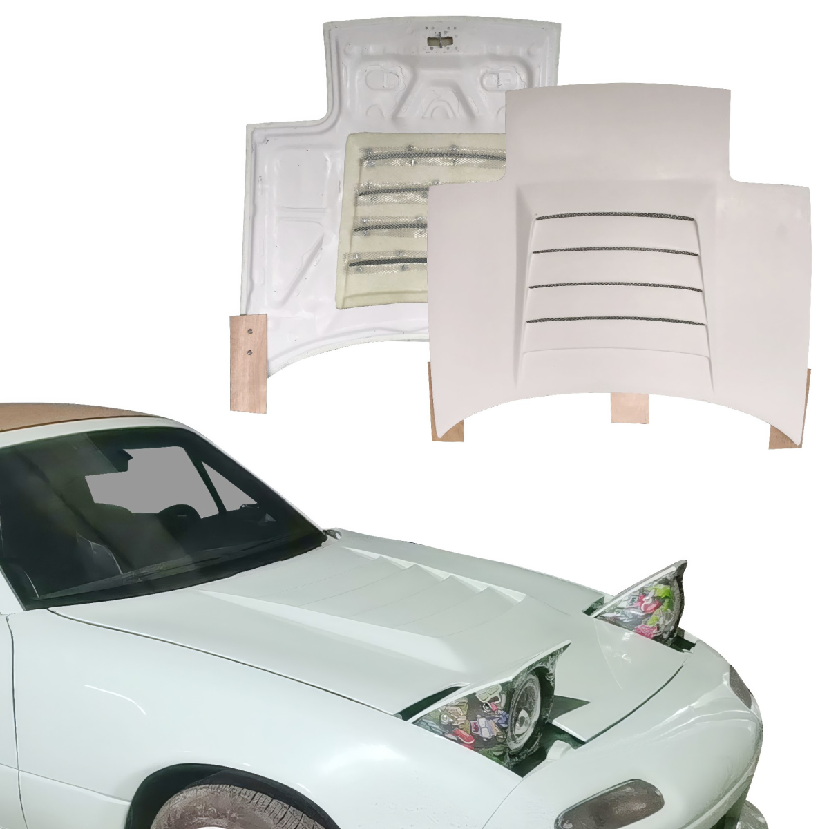 Modify your Mazda Miata 1990 with our Exterior/Hoods - 