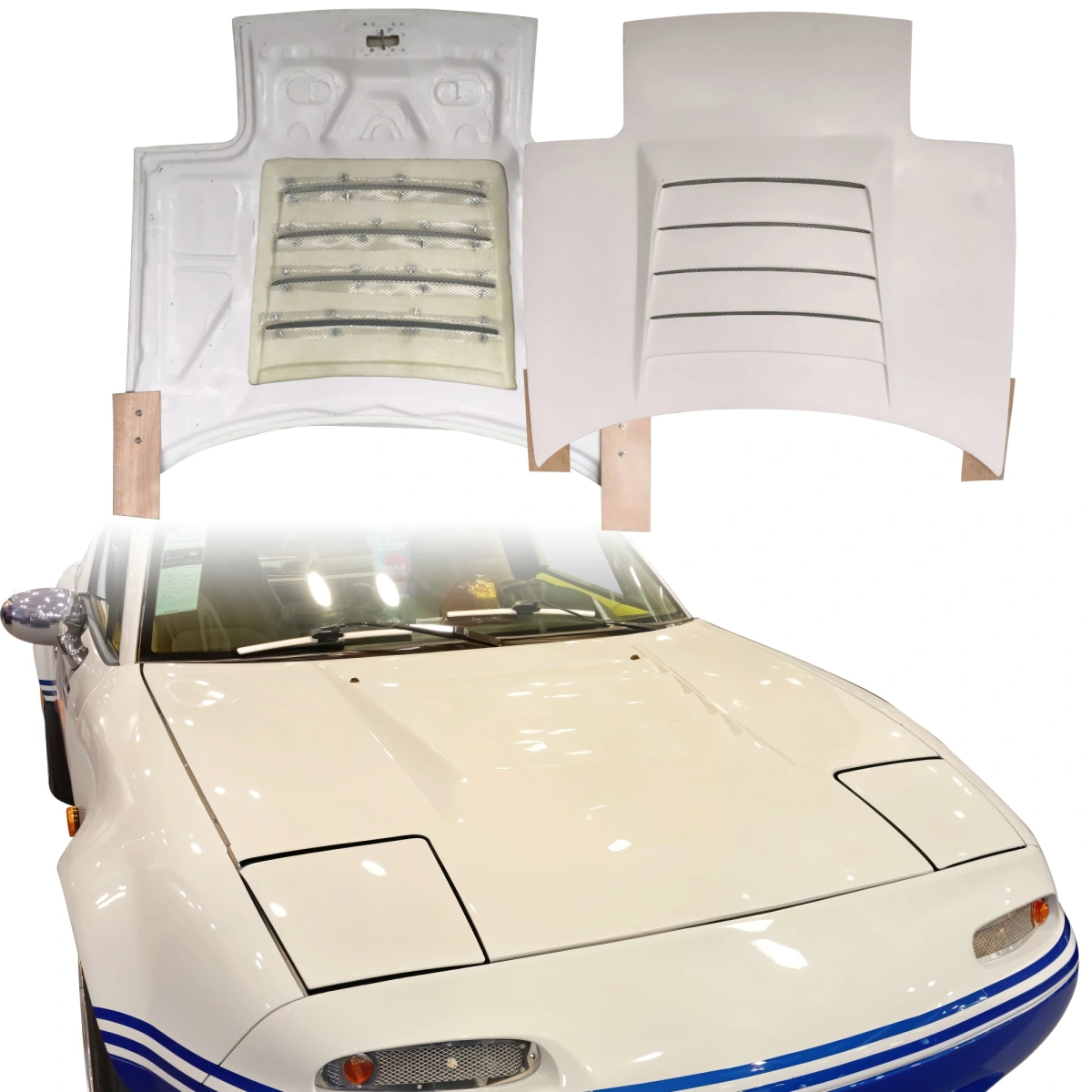 Modify your Mazda Miata 1990 with our Exterior/Hoods - 1
