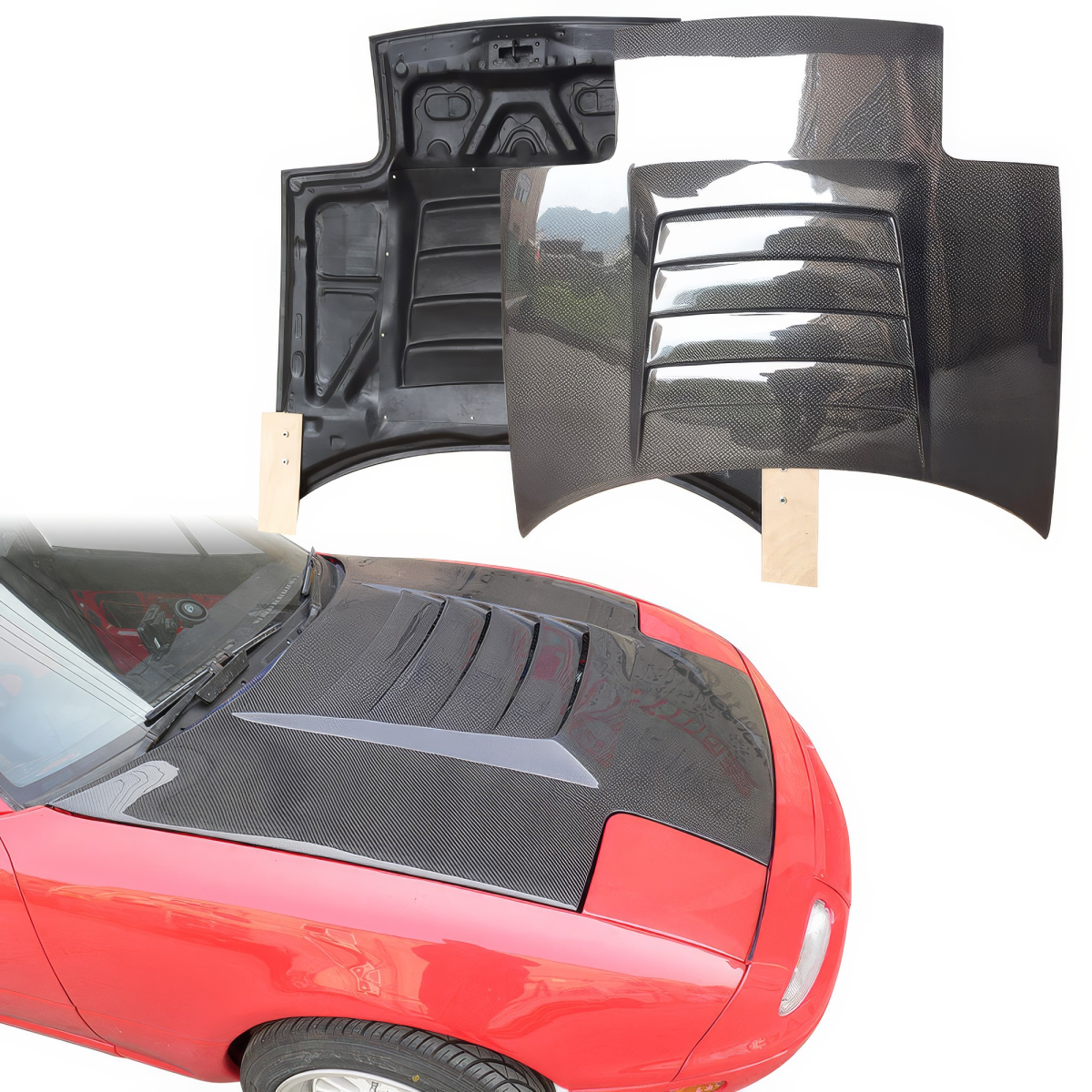 Modify your Mazda Miata 1990 with our Exterior/Hoods - 