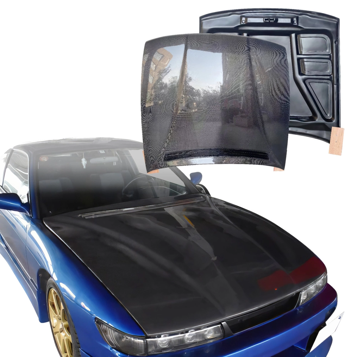 Modify your Nissan Silvia 1989 with our Exterior/Hoods - 8