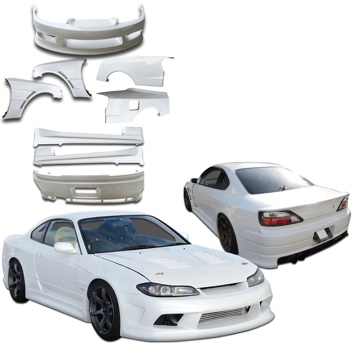 Modify your Nissan Silvia 1999 with our Exterior/Complete Body Kits - 1