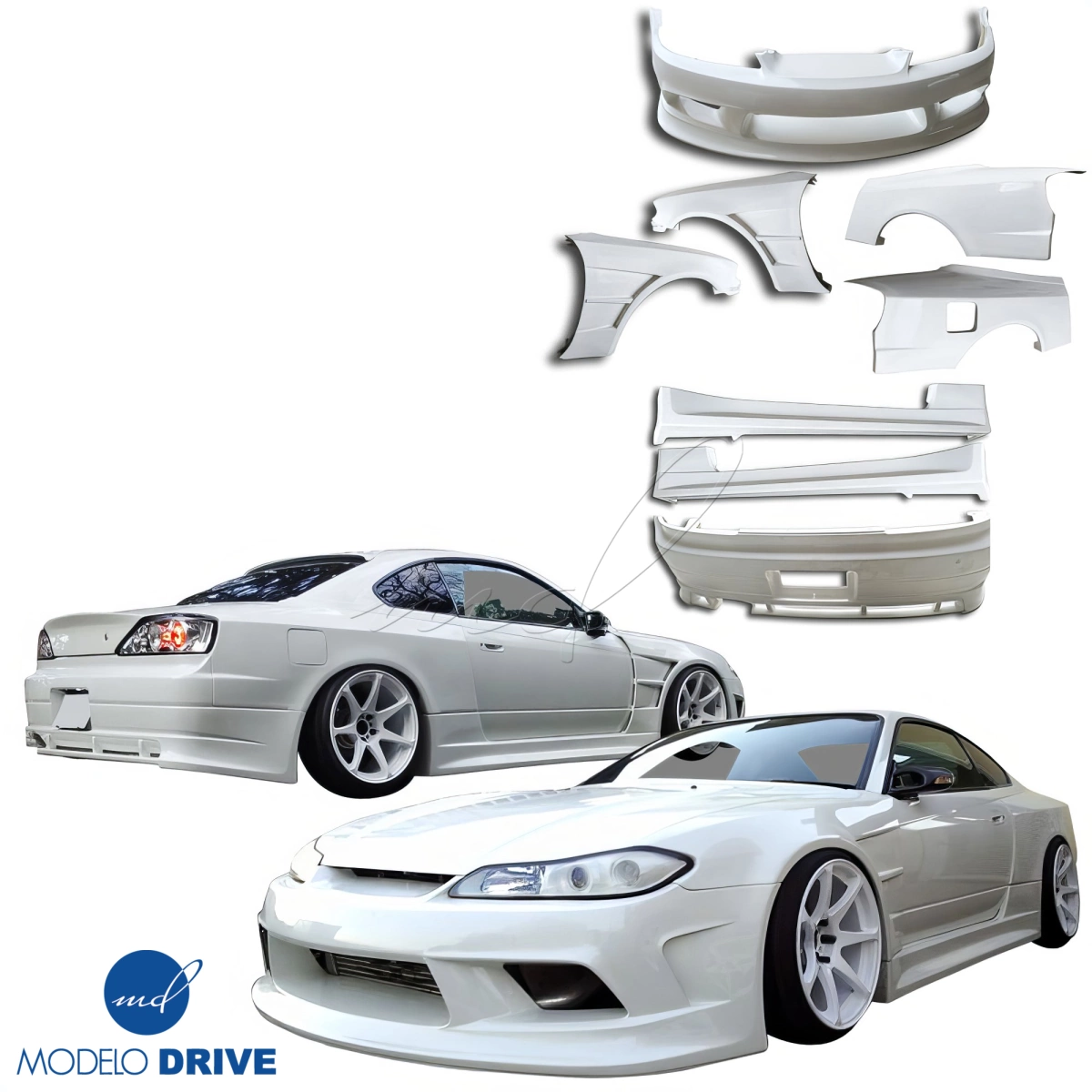 Modify your Nissan Silvia 1999 with our Exterior/Complete Body Kits - 2