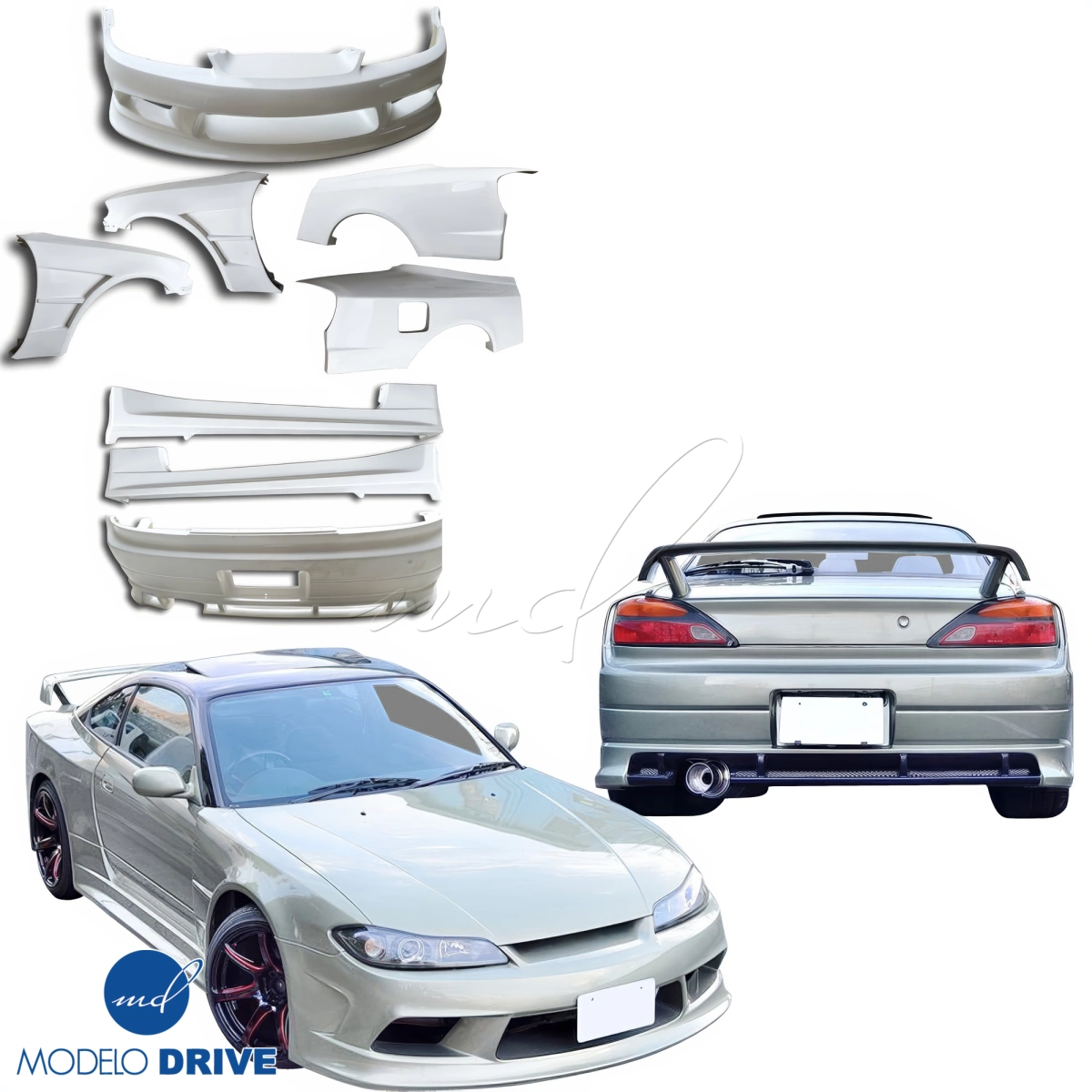 Modify your Nissan Silvia 1999 with our Exterior/Complete Body Kits - 3