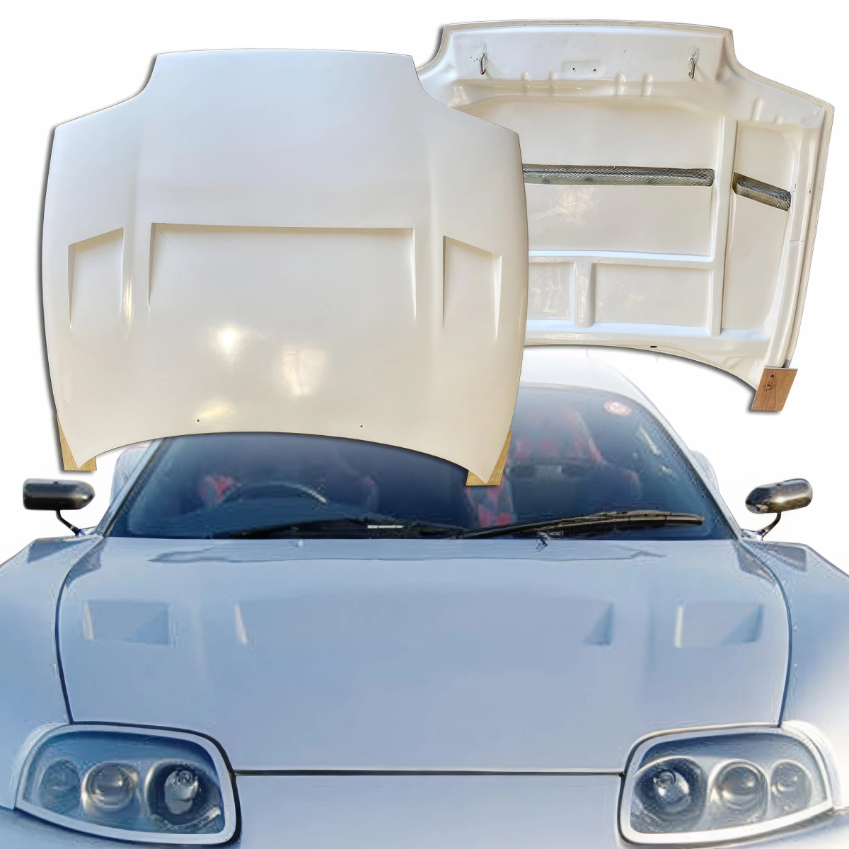 Modify your Toyota Supra 1993 with our Exterior/Hoods - 6