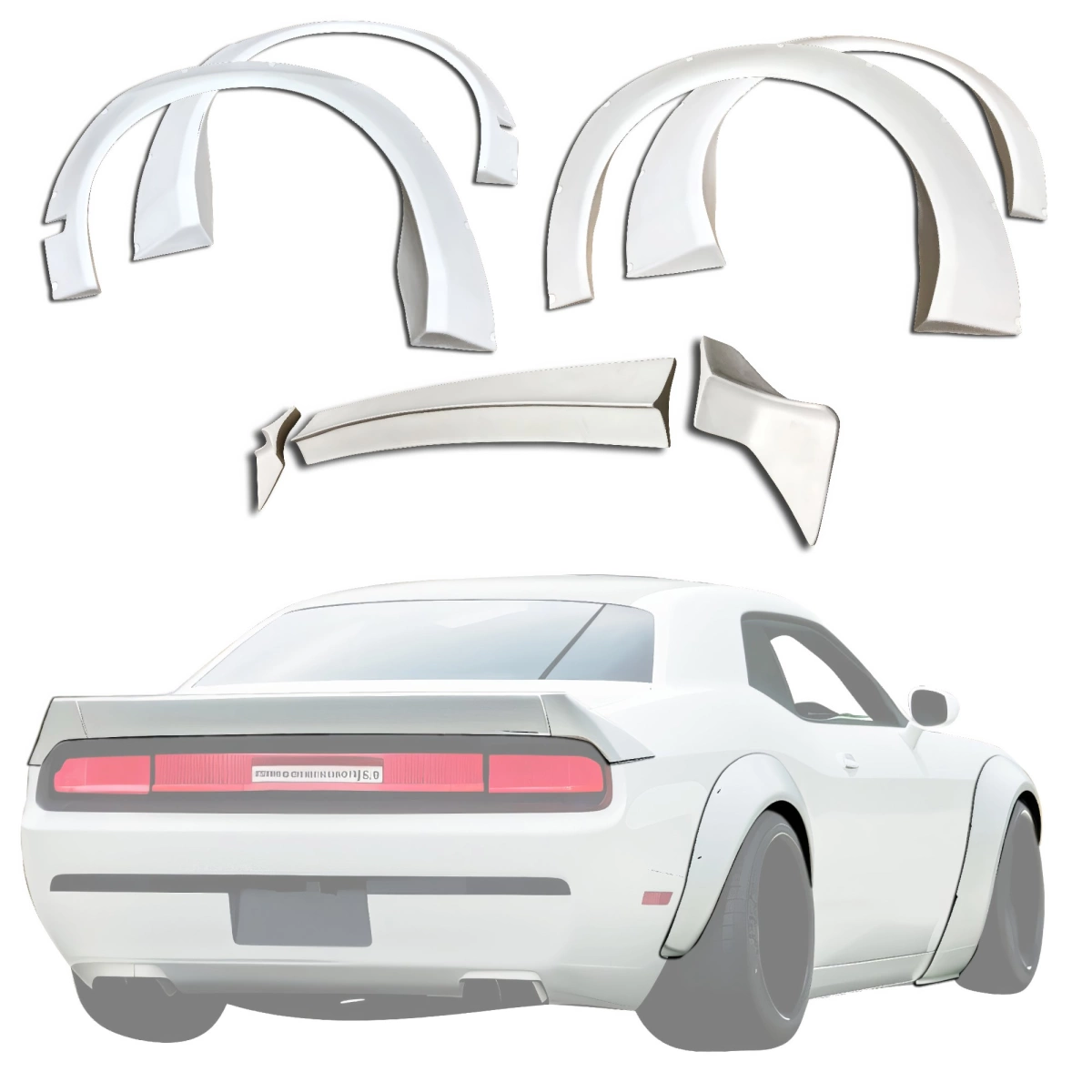 Modify your Dodge Challenger 2008 with our Exterior/Complete Body Kits - 1