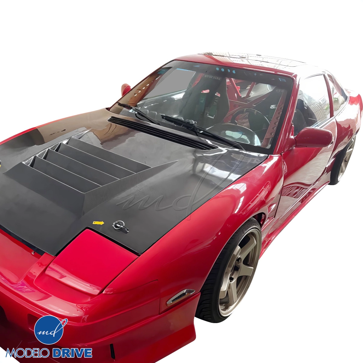 ModeloDrive Carbon Fiber DMA D1 Hood > Nissan 240SX 1989-1994