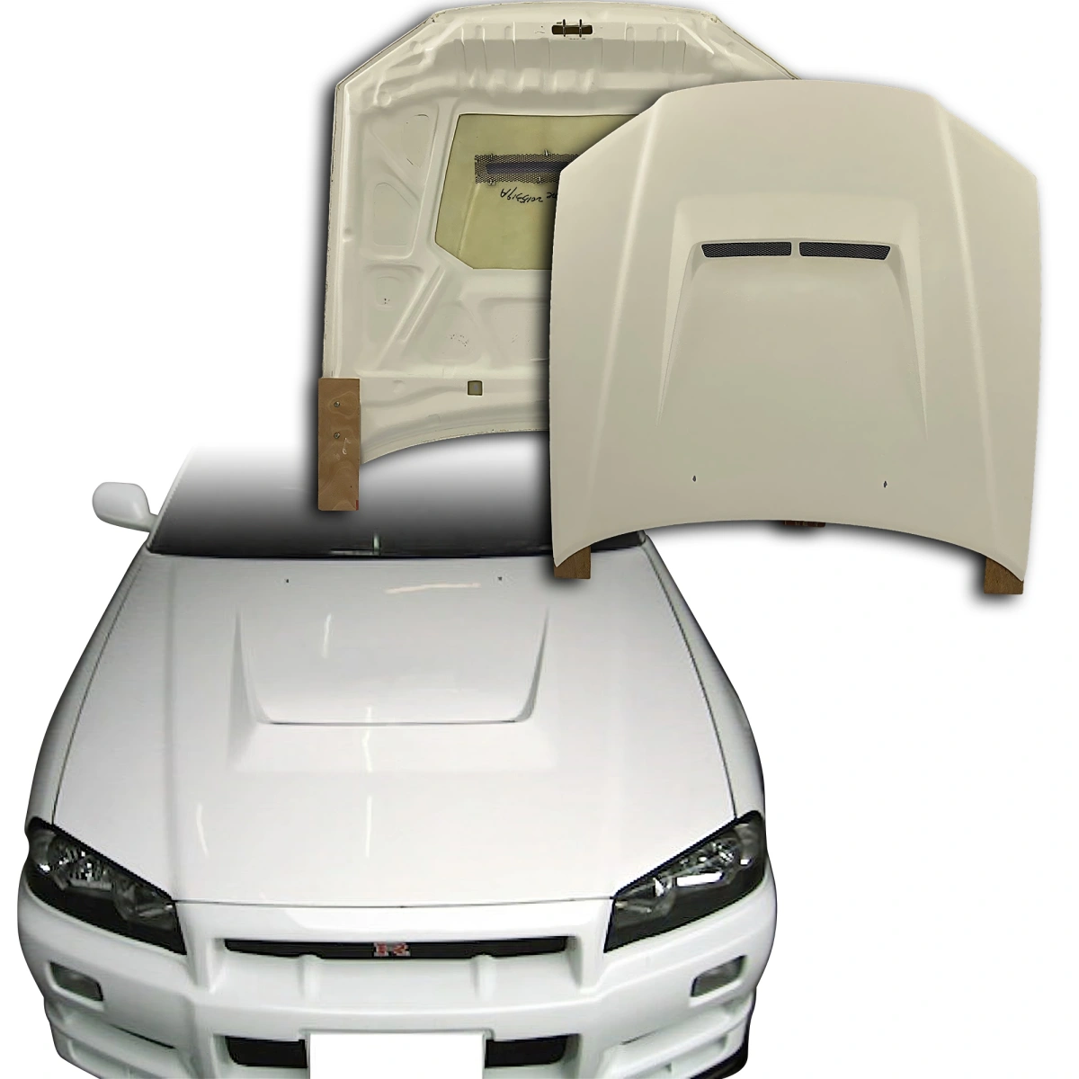Modify your Nissan Skyline (R34) GTS 1999 with our Exterior/Hoods - 1