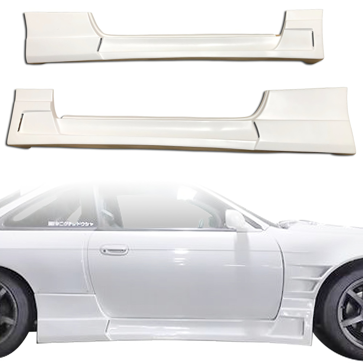 Modify your Nissan 240SX 1995 with our Exterior/Side Skirts - 