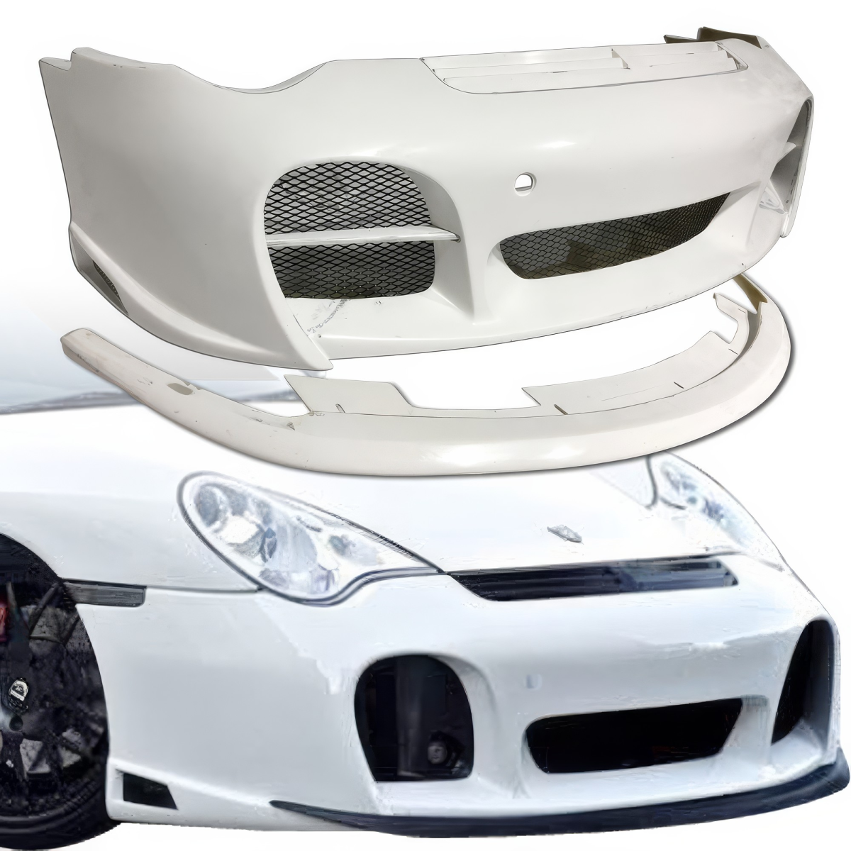 Modify your Porsche 911 2002 with our Exterior/Front Bumpers -