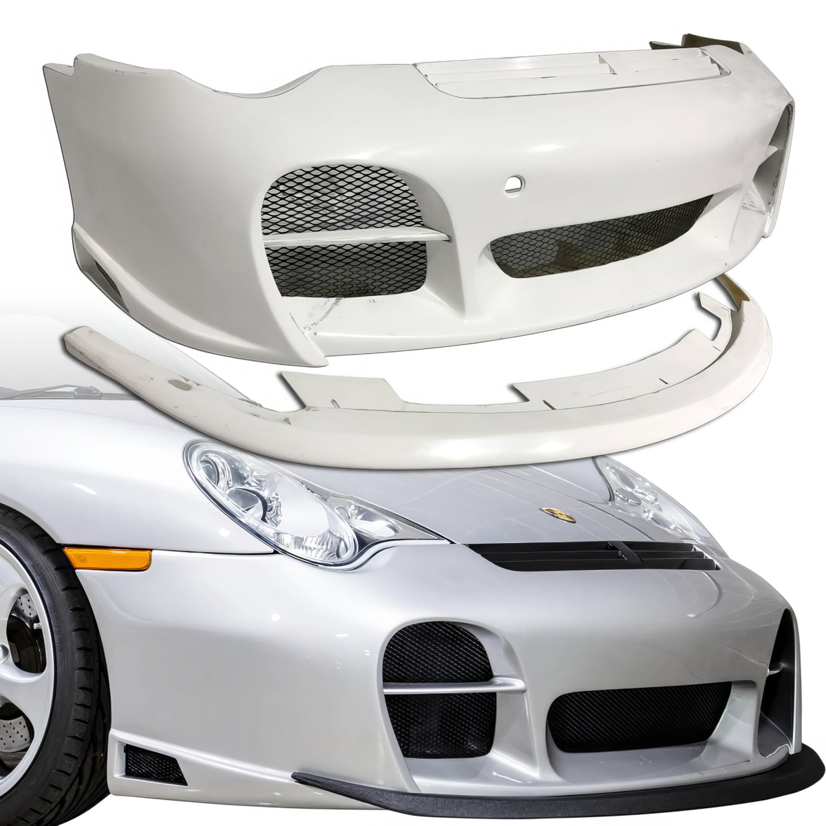 Modify your Porsche 911 2002 with our Exterior/Front Bumpers -