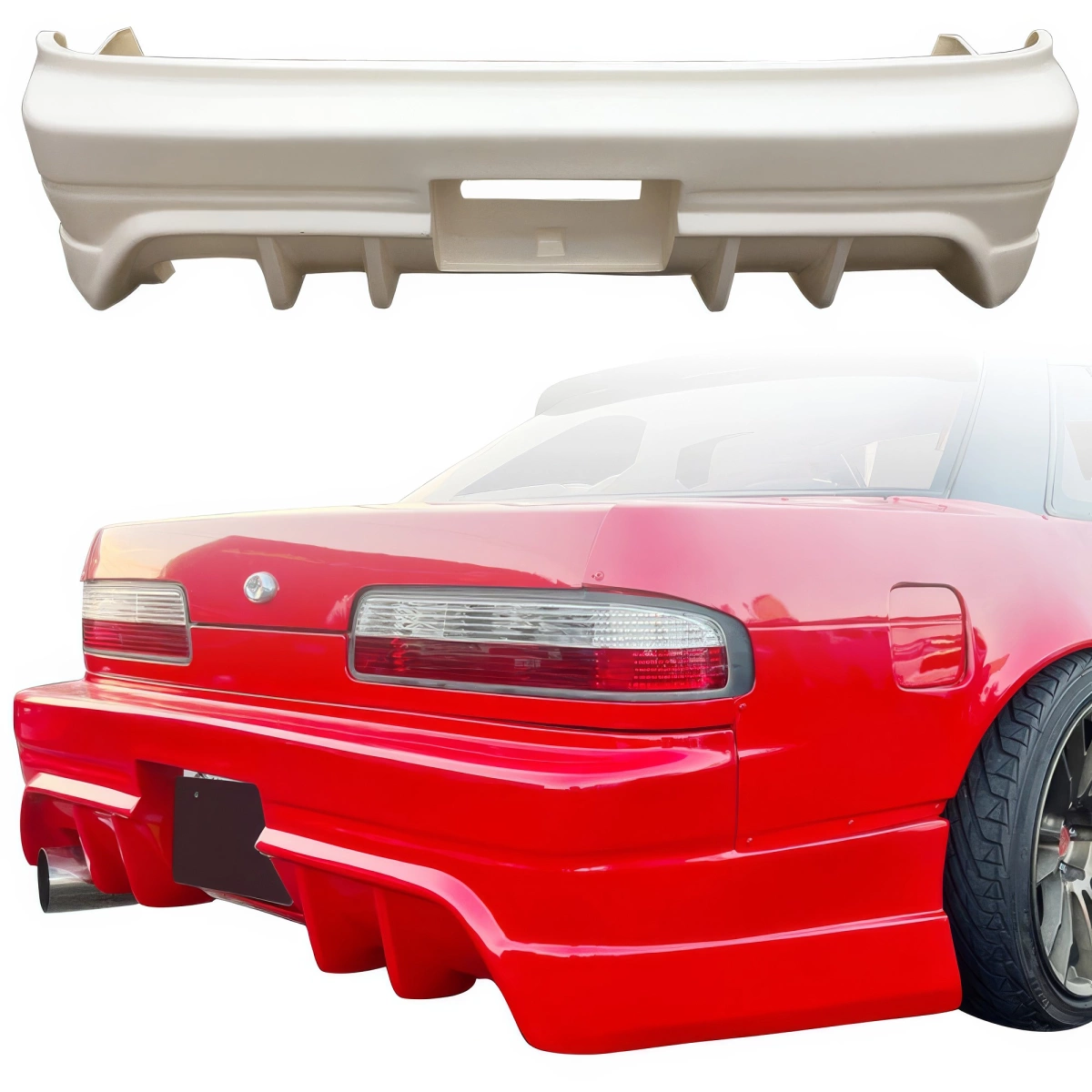 Modify your Nissan 240SX 1989 with our Exterior/Rear Bumpers - 4