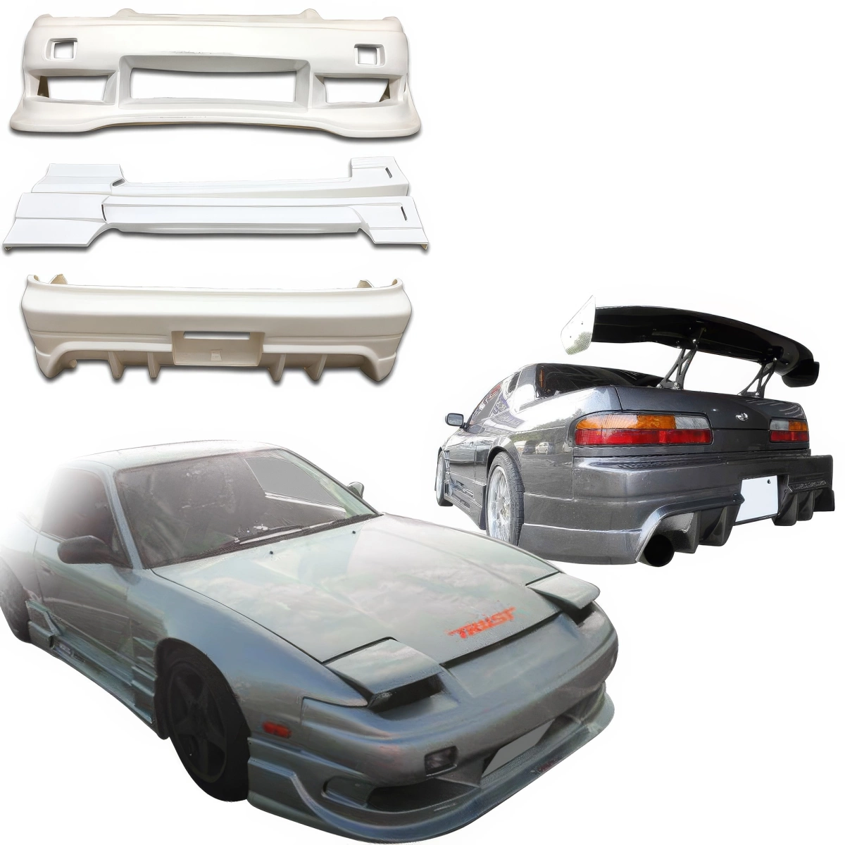 Modify your Nissan 240SX 1989 with our Exterior/Complete Body Kits - 1