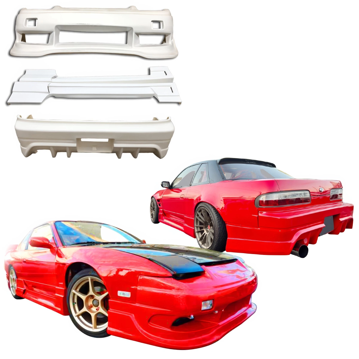Modify your Nissan 240SX 1989 with our Exterior/Complete Body Kits - 2