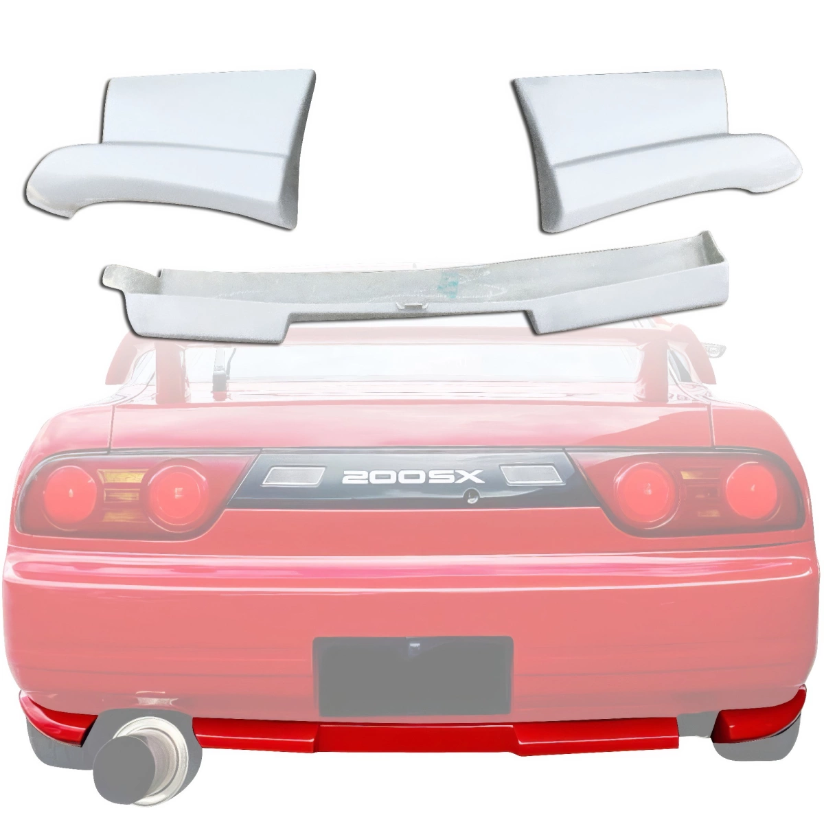 Modify your Nissan 240SX 1989 with our Exterior/Rear Lips - 18