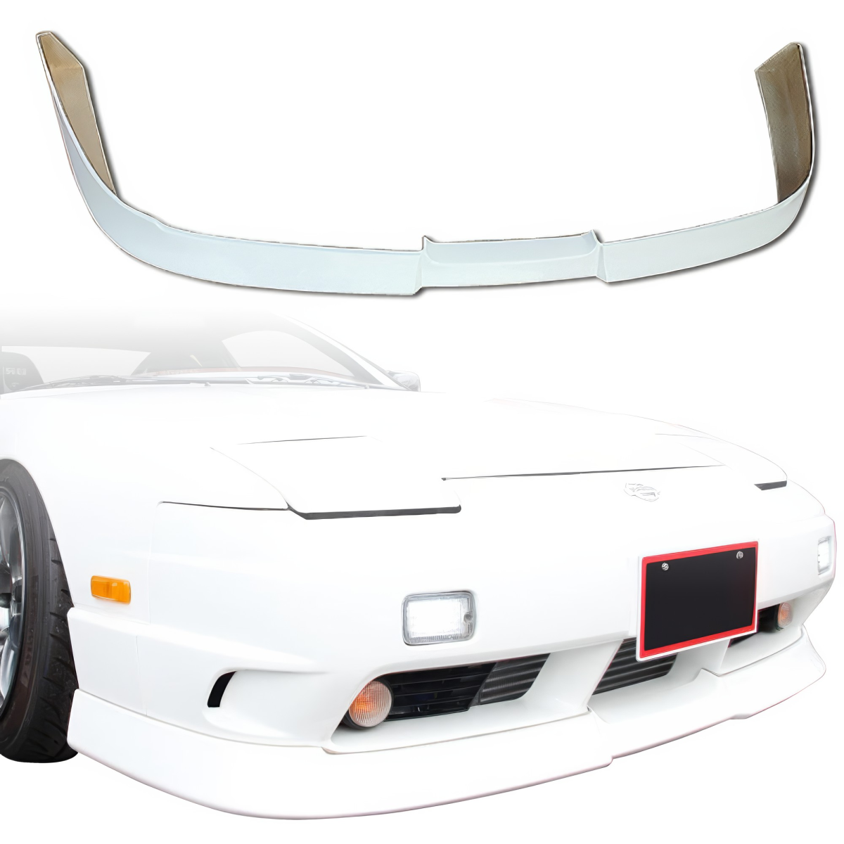 Modify your Nissan 240SX 1989 with our Exterior/Front Lips - 