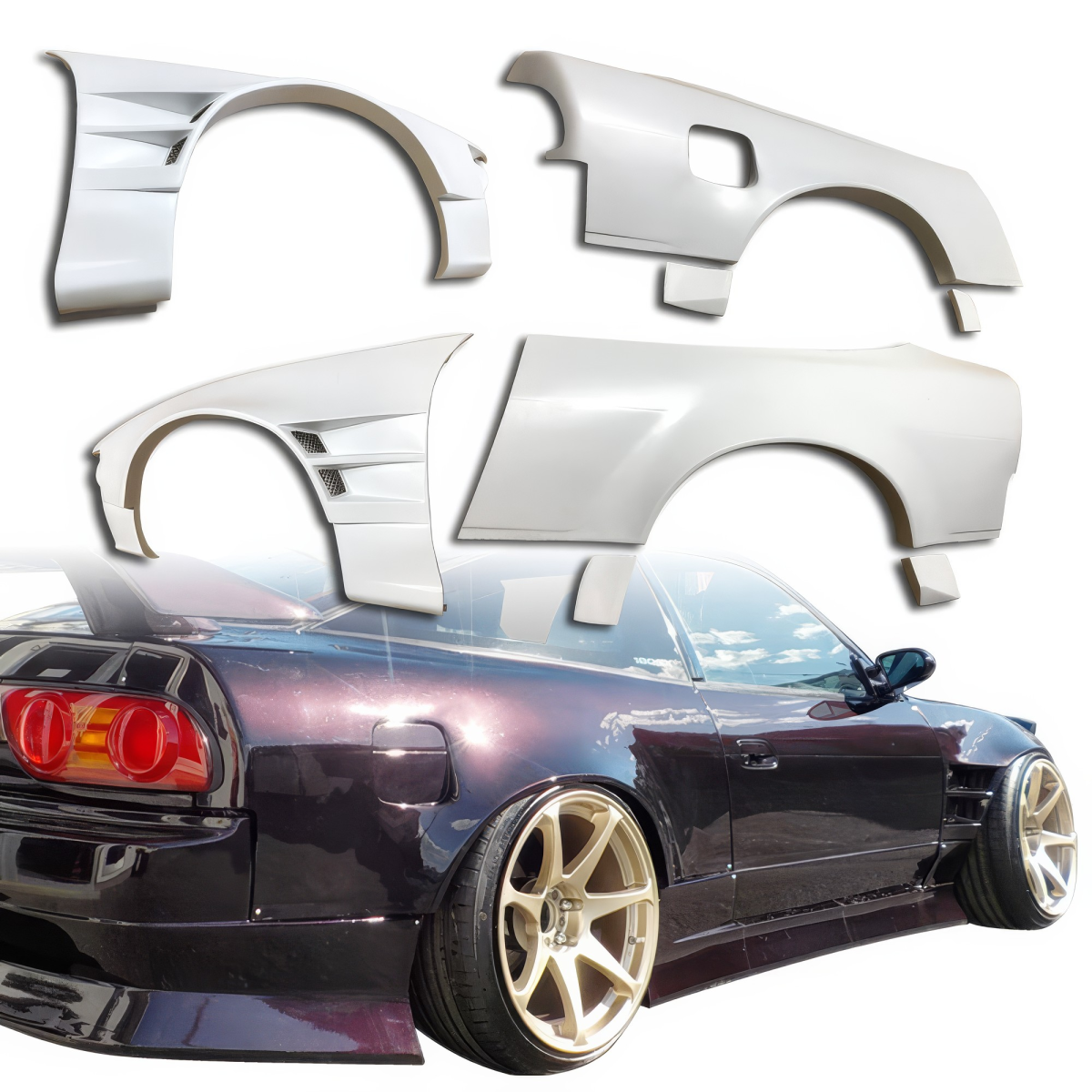 Modify your Nissan 240SX 1989 with our Exterior/Fenders - 