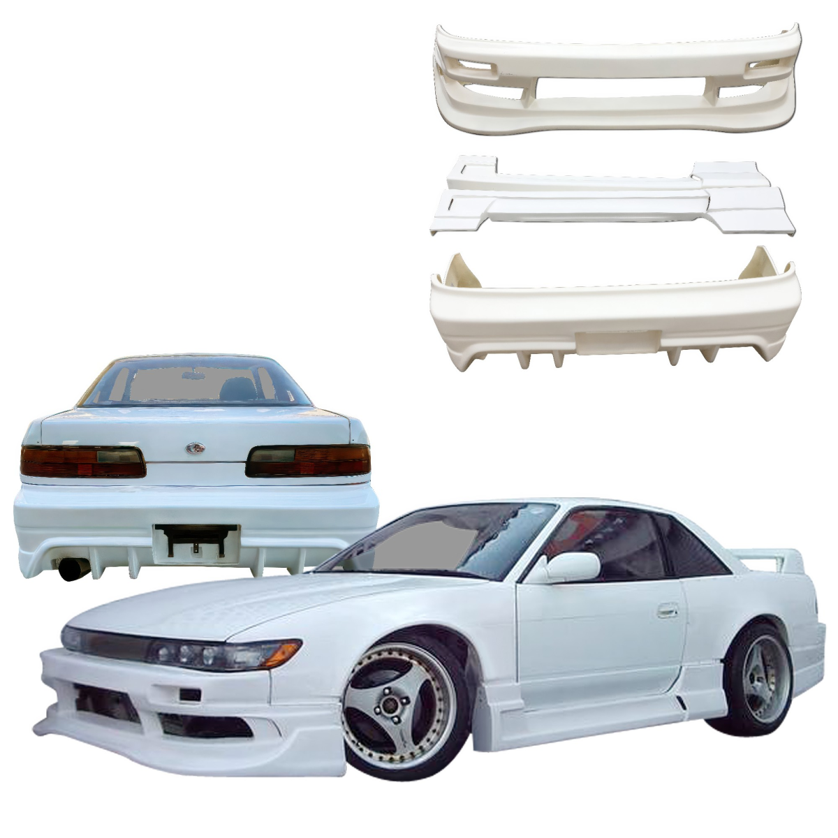 Modify your Nissan Silvia 1989 with our Exterior/Complete Body Kits - 