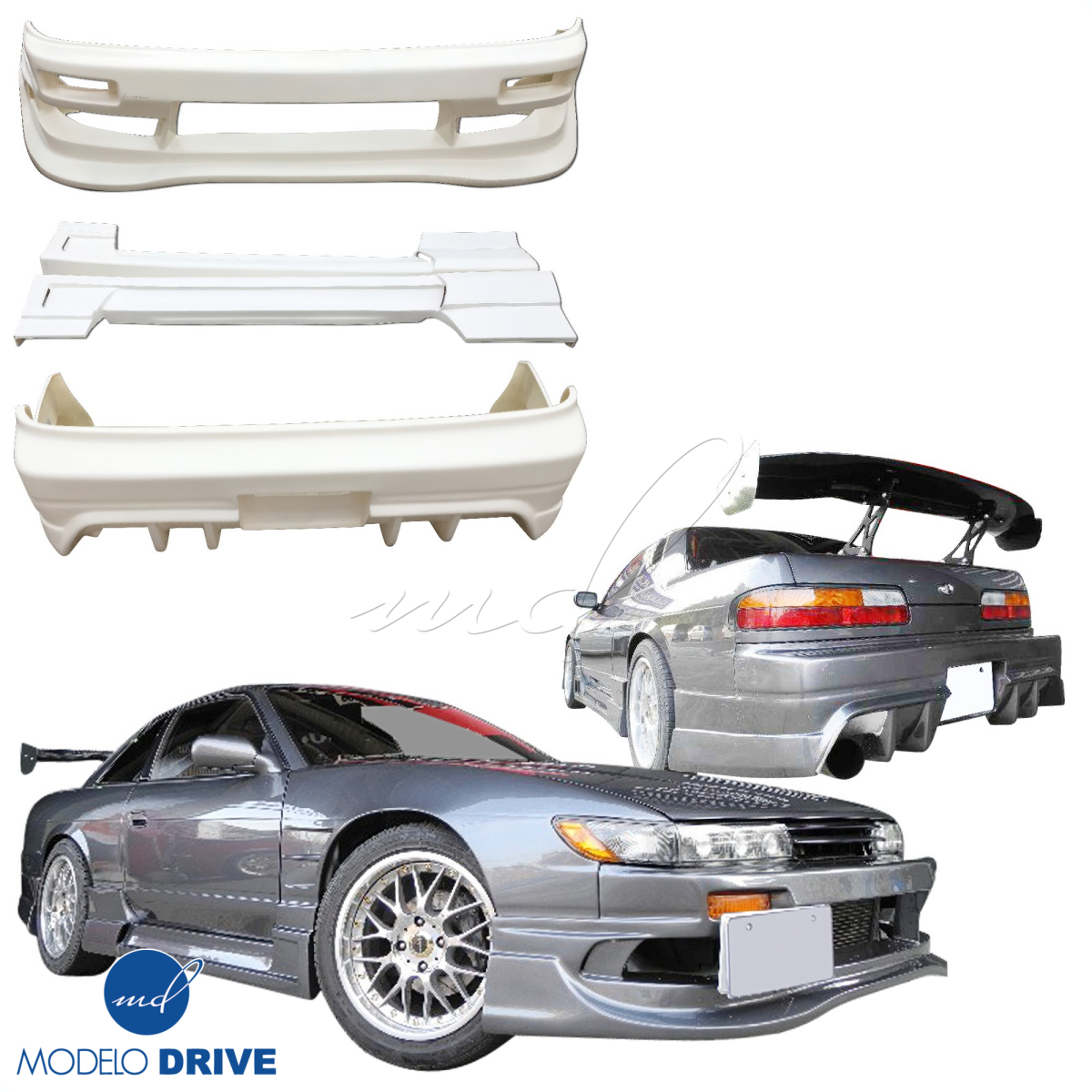 Modify your Nissan Silvia 1989 with our Exterior/Complete Body Kits - 