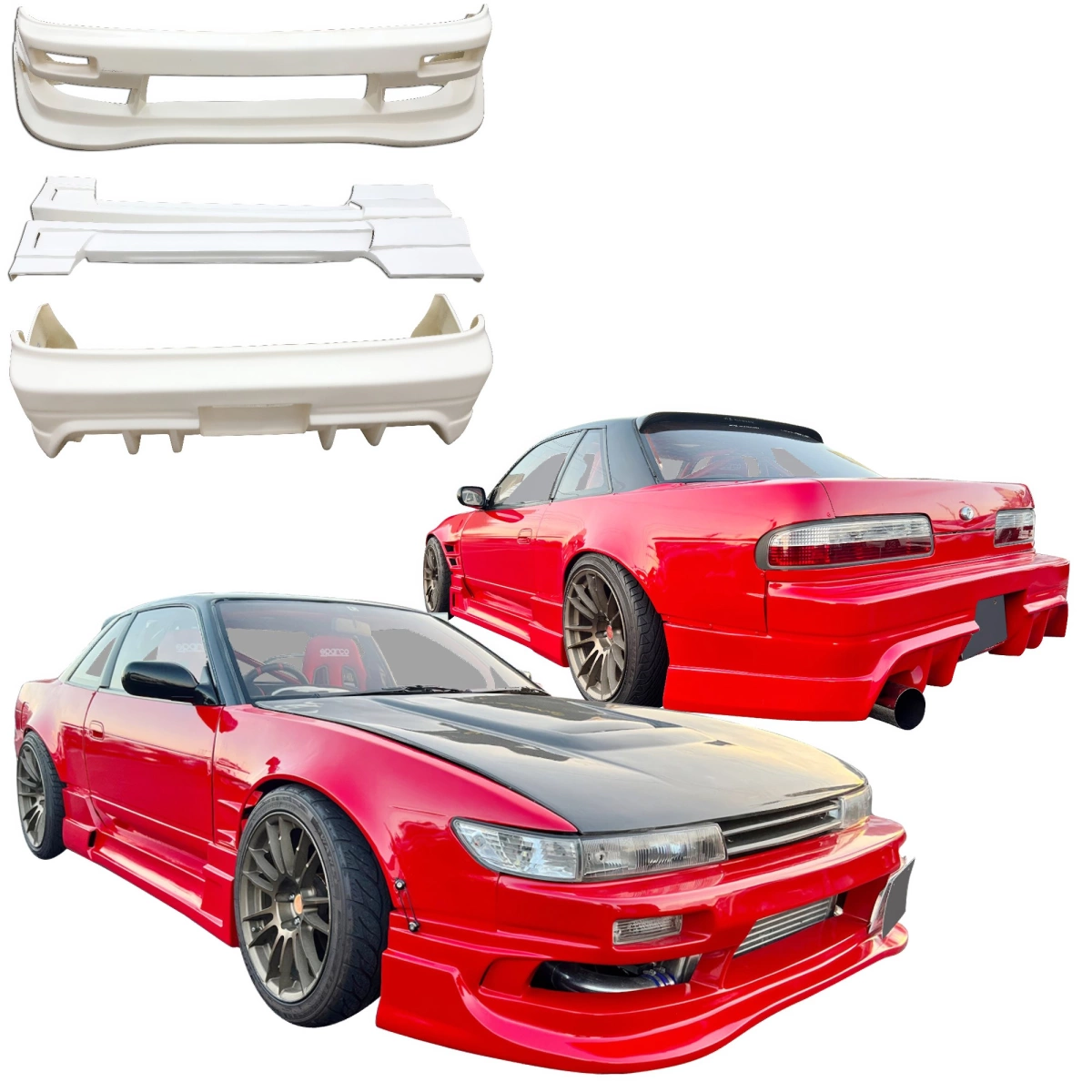Modify your Nissan Silvia 1989 with our Exterior/Complete Body Kits - 3