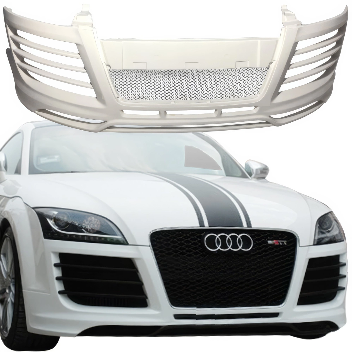 Modify your Audi TT 2008 with our Exterior/Front Bumpers - 1
