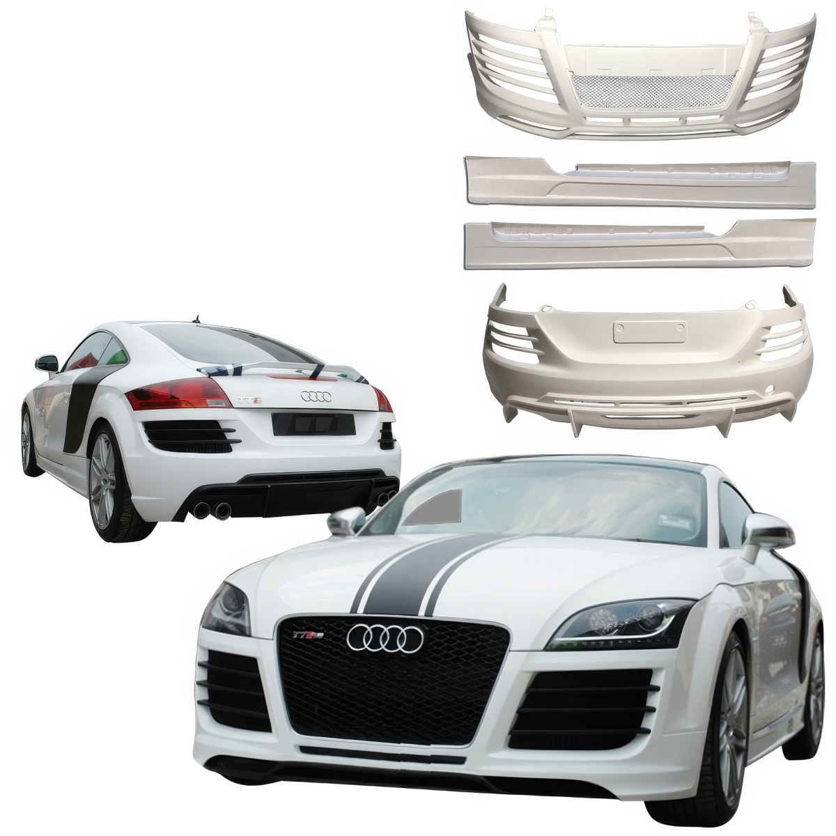 Modify your Audi TT 2008 with our Exterior/Complete Body Kits - 