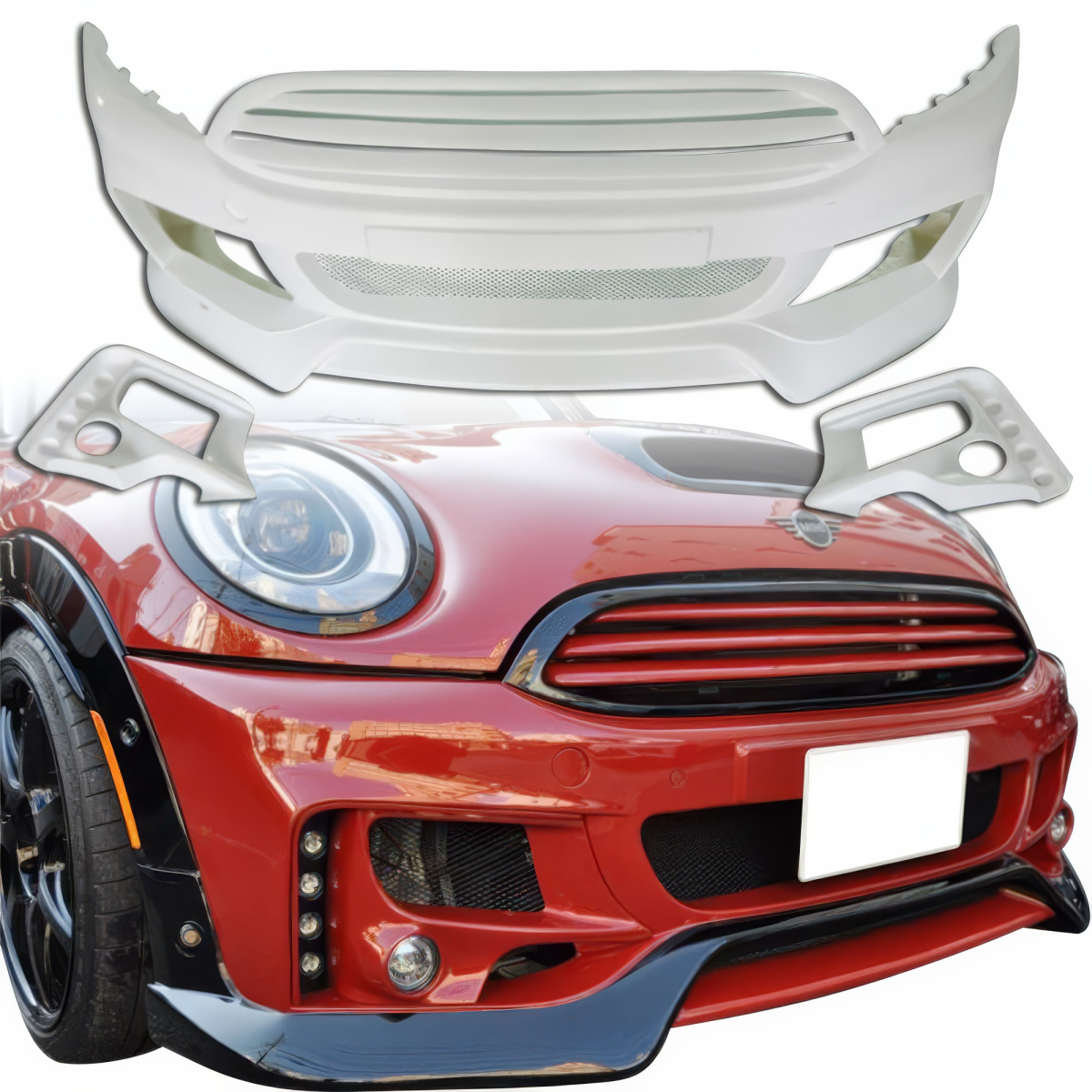 Modify your Mini Cooper 2014 with our Exterior/Front Bumpers or Lips - 