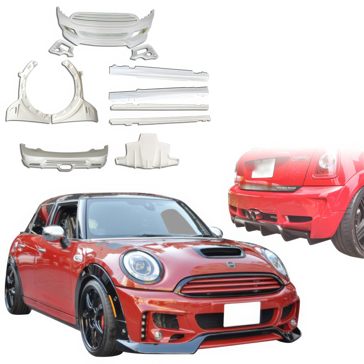 Modify your Mini Cooper 2014 with our Exterior/Complete Body Kits - 