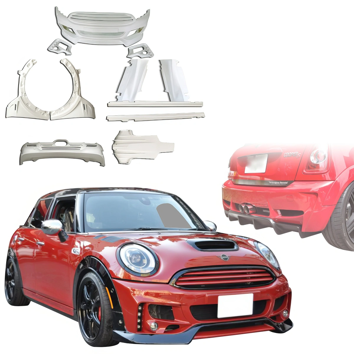 Modify your Mini Cooper 2014 with our Exterior/Complete Body Kits - 1