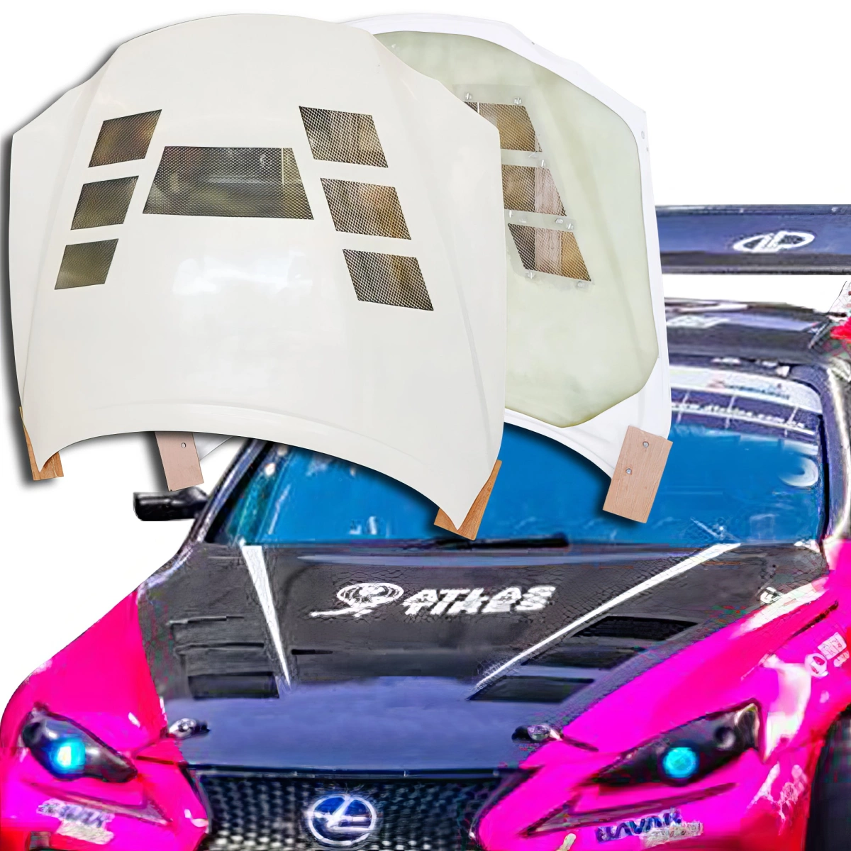 Modify your Lexus SC430 2002 with our Exterior/Hoods - 5