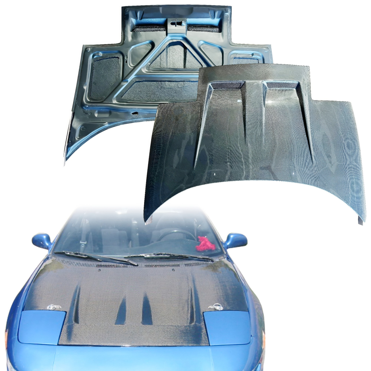 Modify your Toyota MR2 1991 with our Exterior/Hoods - 