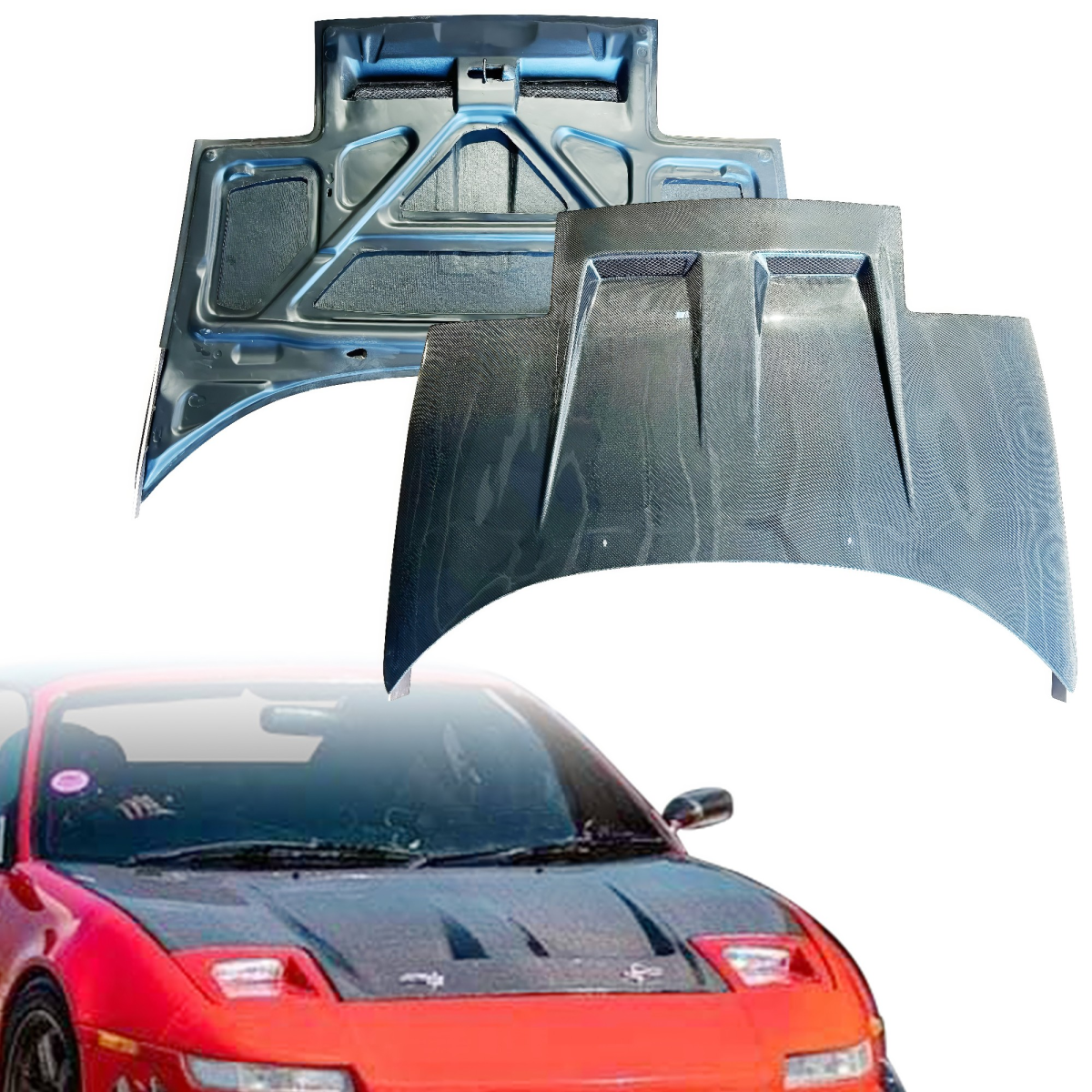 Modify your Toyota MR2 1991 with our Exterior/Hoods - 