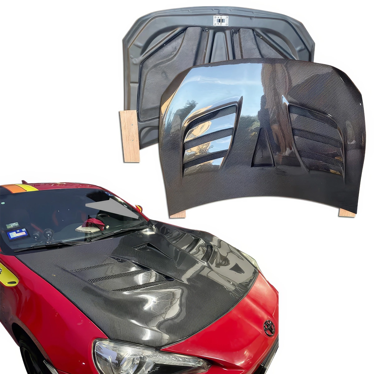 Modify your Toyota 86 2017 with our Exterior/Hoods - 10