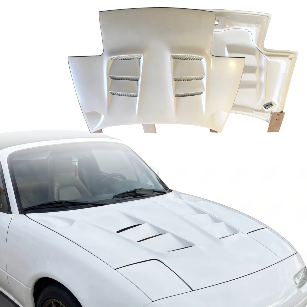 Modify your Mazda Miata 1990 with our Exterior/Hoods - 1