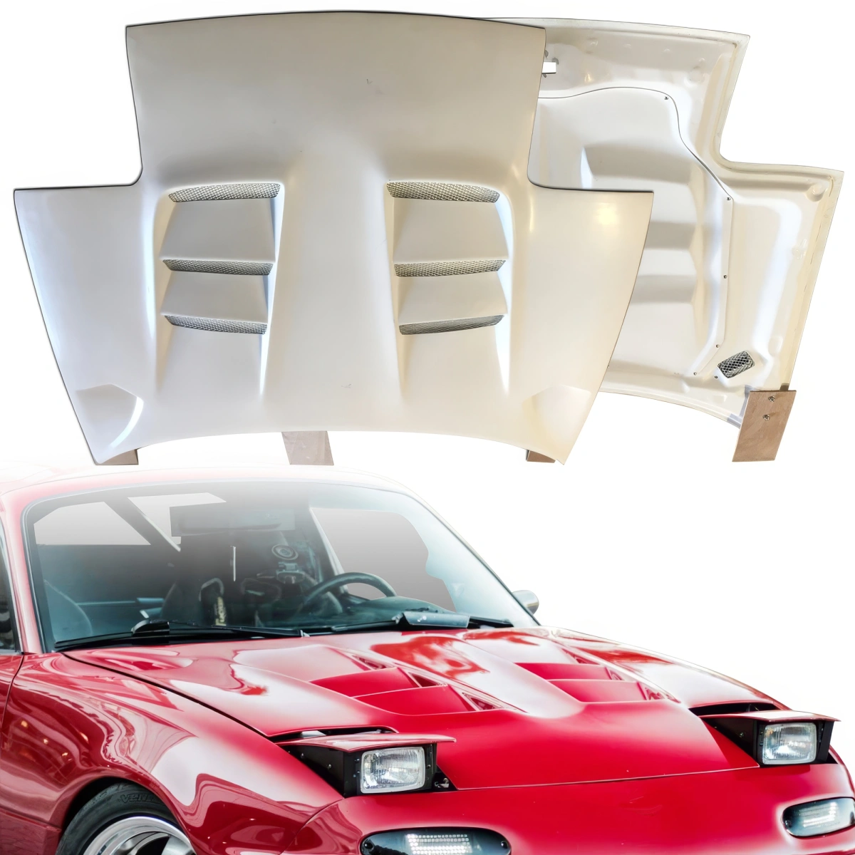 Modify your Mazda Miata 1990 with our Exterior/Hoods - 5