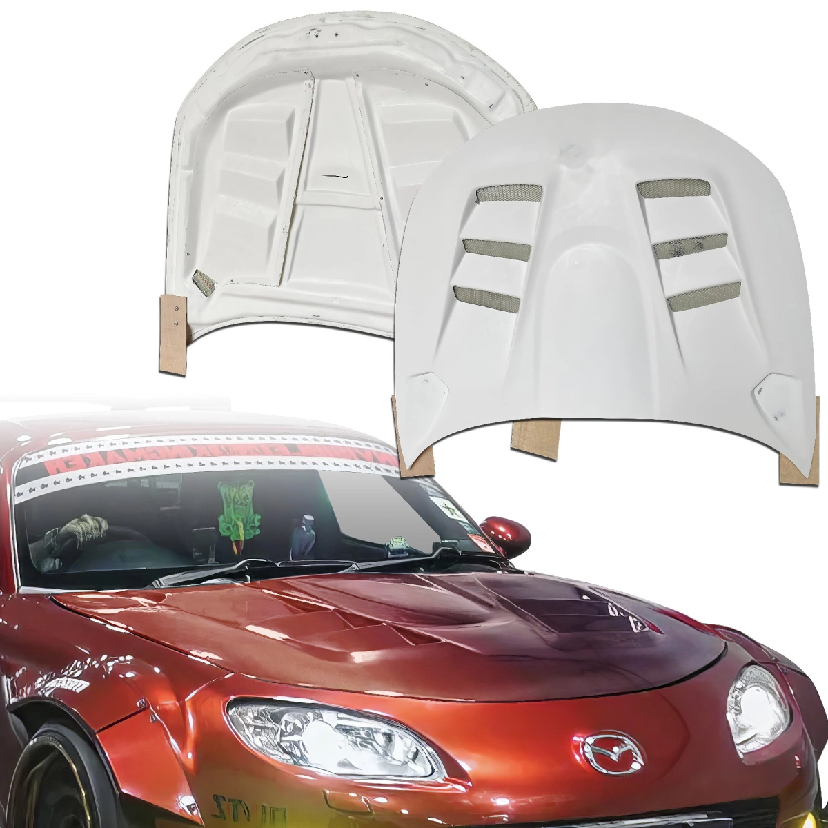 Modify your Mazda Miata 2006 with our Exterior/Hoods - 1