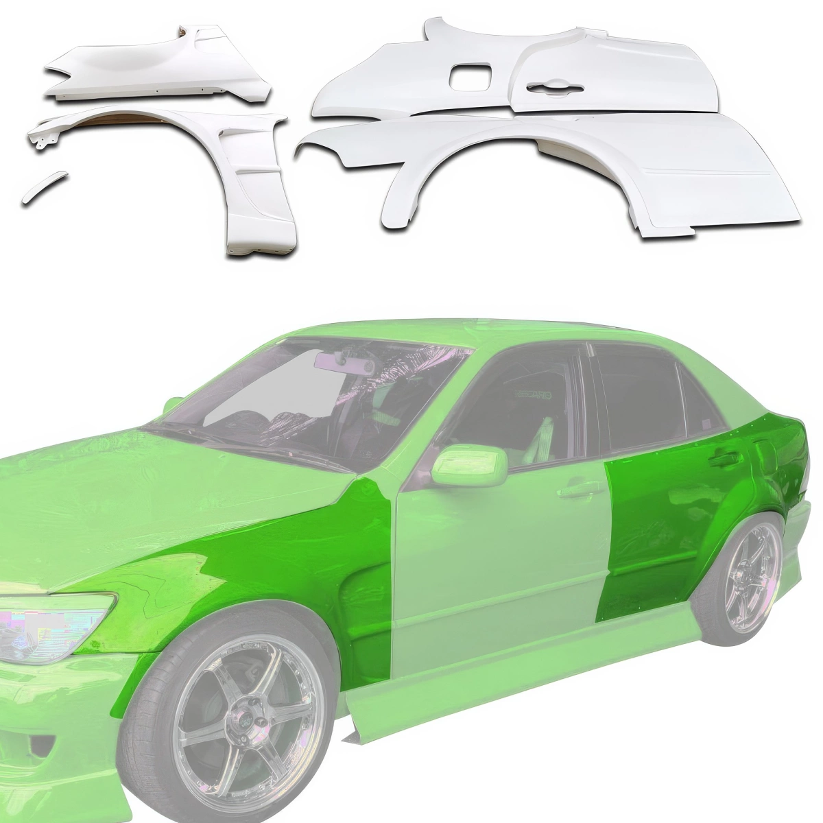 Modify your Lexus IS Series 2000 with our Exterior/Fenders - 6