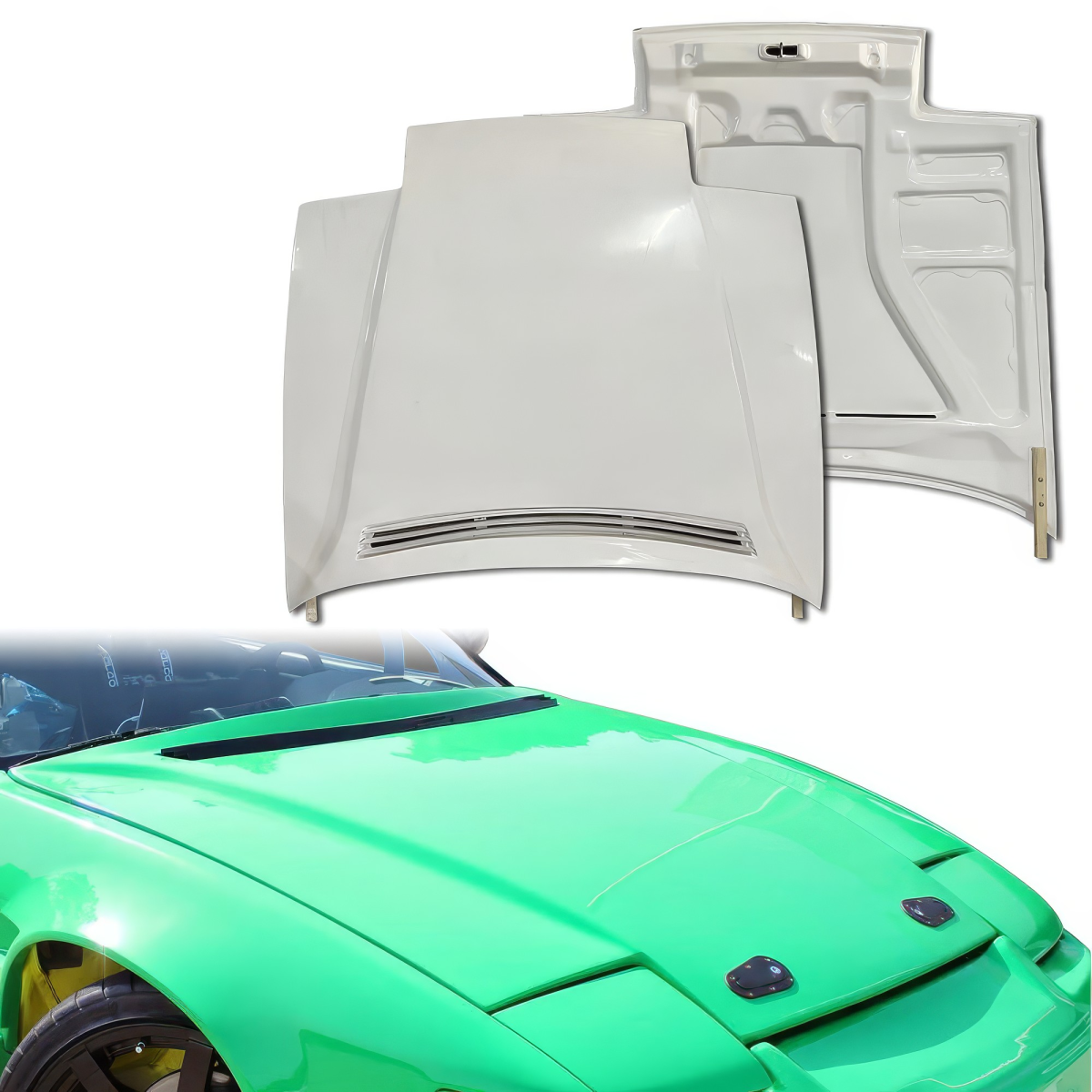 Modify your Nissan 240SX 1989 with our Exterior/Hoods - 