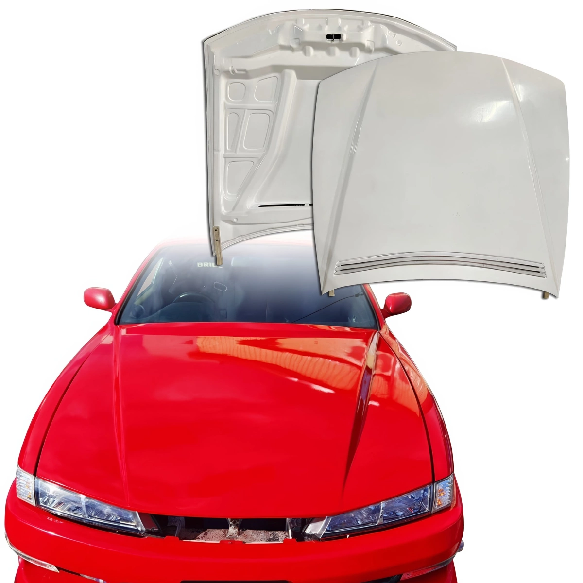 Modify your Nissan 240SX 1997 with our Exterior/Hoods - 1