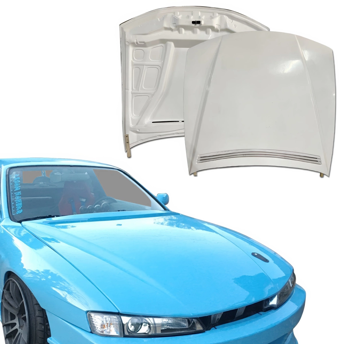 Modify your Nissan 240SX 1997 with our Exterior/Hoods - 19