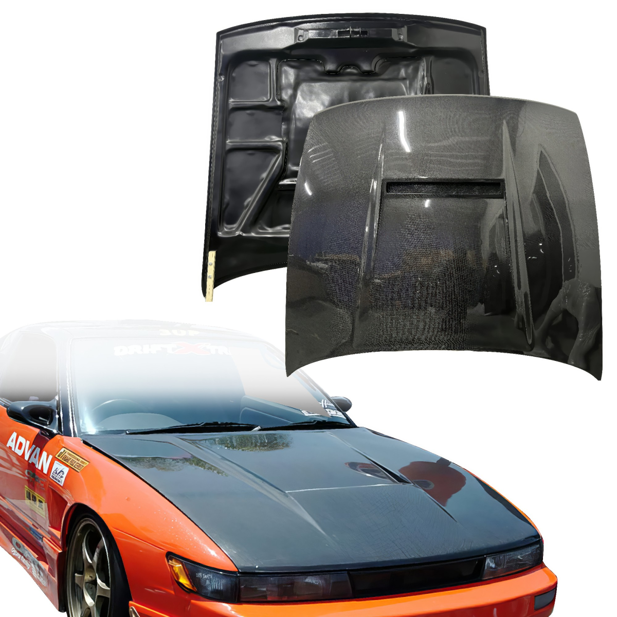 Modify your Nissan Silvia 1989 with our Exterior/Hoods - 