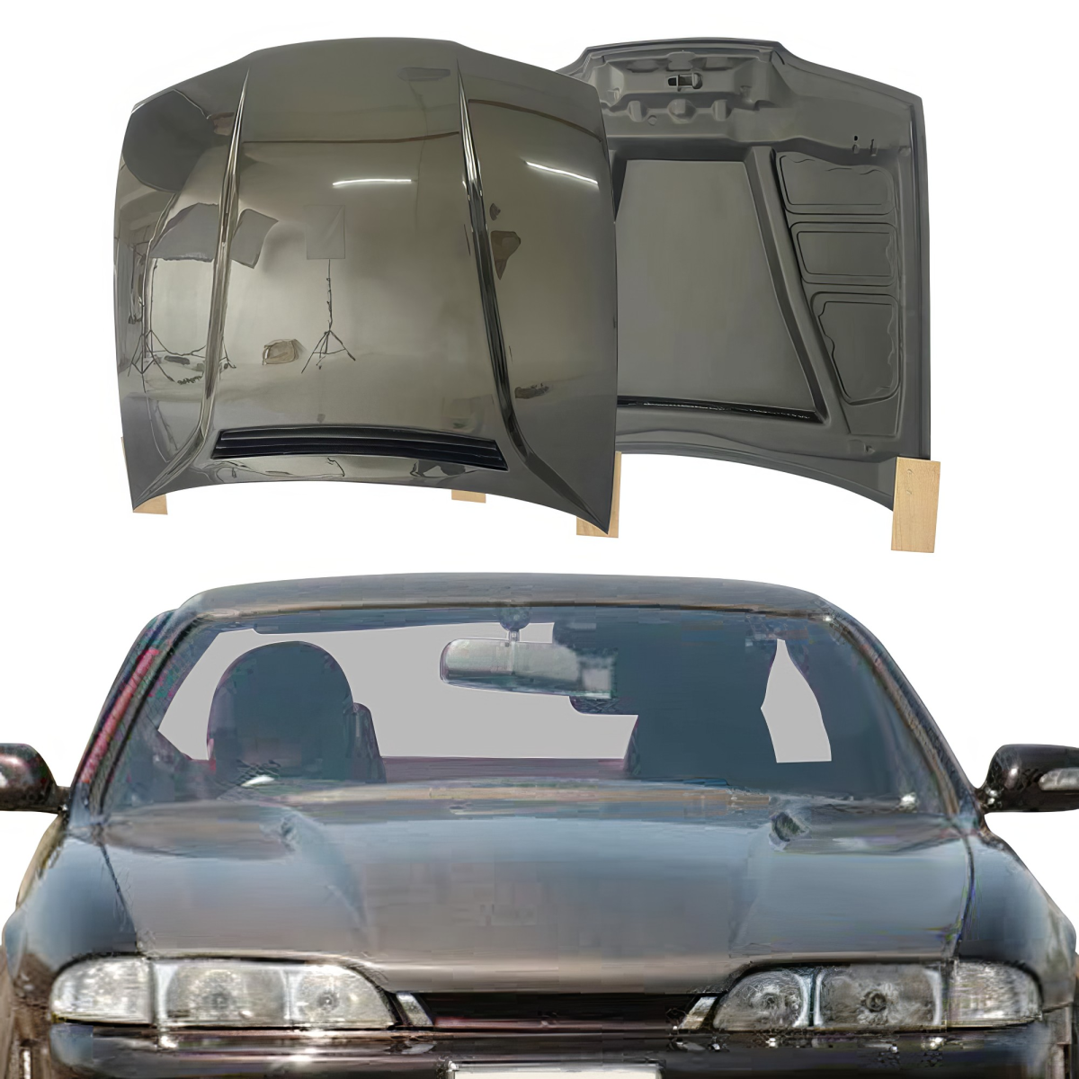 Modify your Nissan 240SX 1995 with our Exterior/Hoods - 